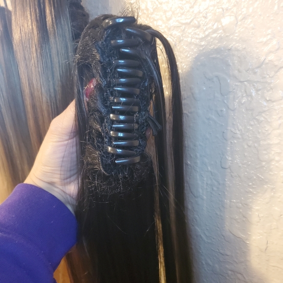 Clip on pony tail wigs - Picture 5 of 12